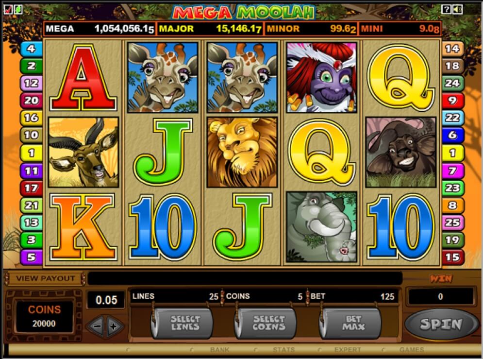 Les personnes qui ont touché le jackpot à la machine à sous Mega Moolah