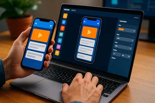 Visuelle App-Erstellung