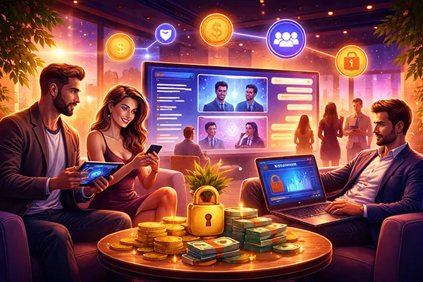 rete utenti digitale